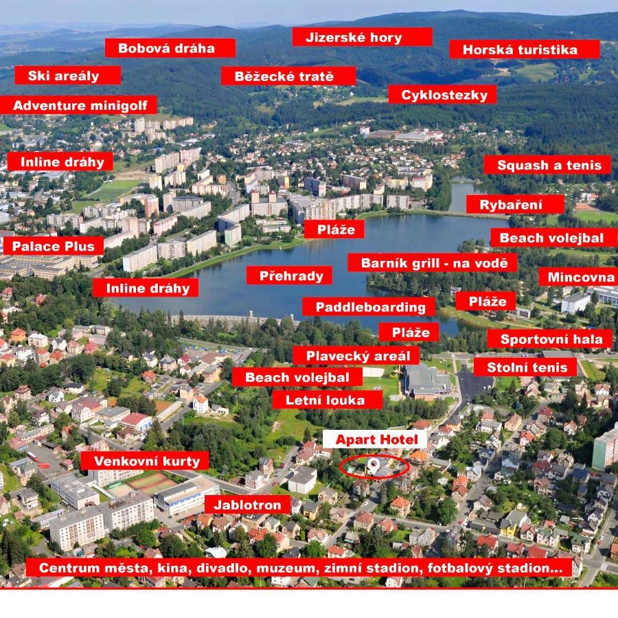 Apart Hotel Jablonec Jablonec nad Nysą Zewnętrze zdjęcie